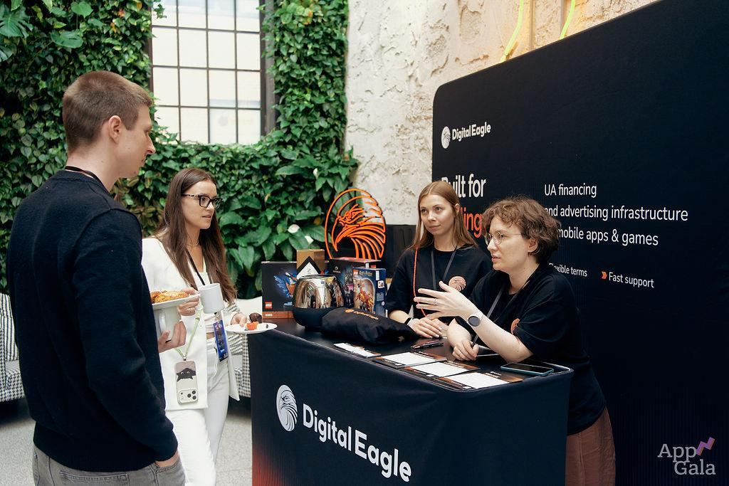 Digital Eagle team at their AppGala booth